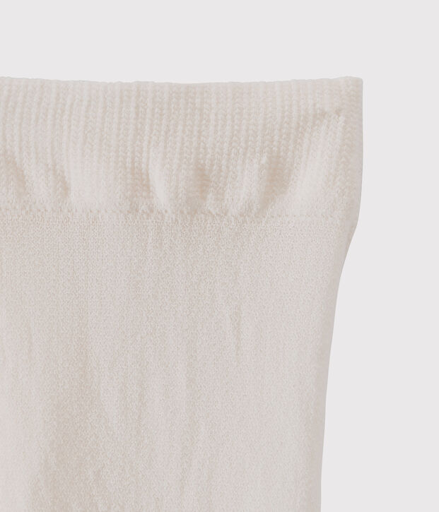 Collant bambina bianco