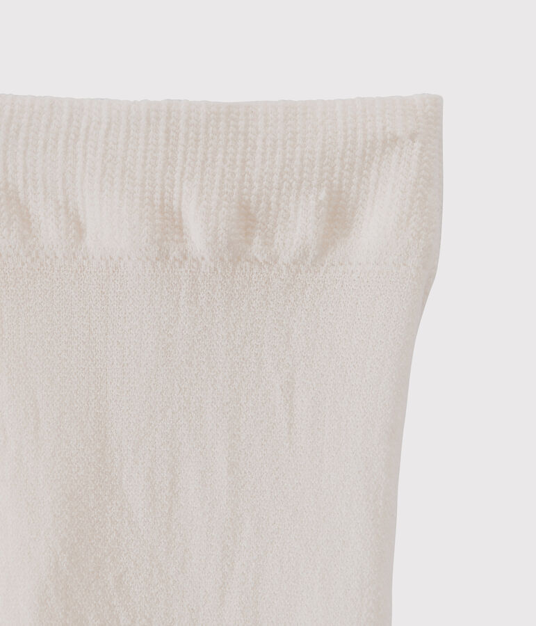 Collant bambina bianco