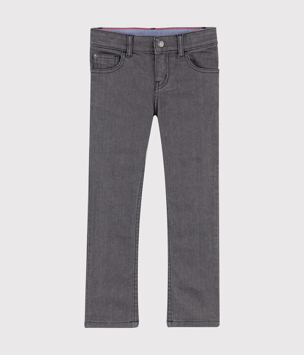 Pantalone in denim bambino grigio