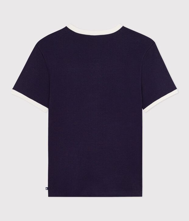 T-shirt a maniche corte in cotone tinta unita donna SMOKING