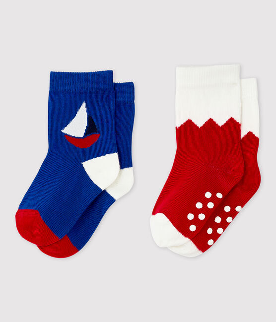 Confezione da 2 paia di calzini con motivi bebè maschio variante 3