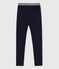 Jeggings bambina in cotone stretch blu SMOKING