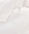 Camicia bambino a maniche lunghe in cotone tinta unita bianco ECUME