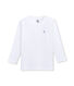 T-shirt maniche lunghe bambino in cotone grattat