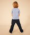 T-shirt a righe in jersey leggero bambino GAULOISE/ MARSHMALLOW