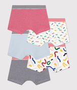 Confezione da 5 boxer skateboard in cotone bambino variante 1