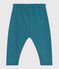 Joggers in cotone tinta unita neonato verde DRAGONFLY