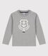 T-shirt bambino a maniche lunghe in cotone