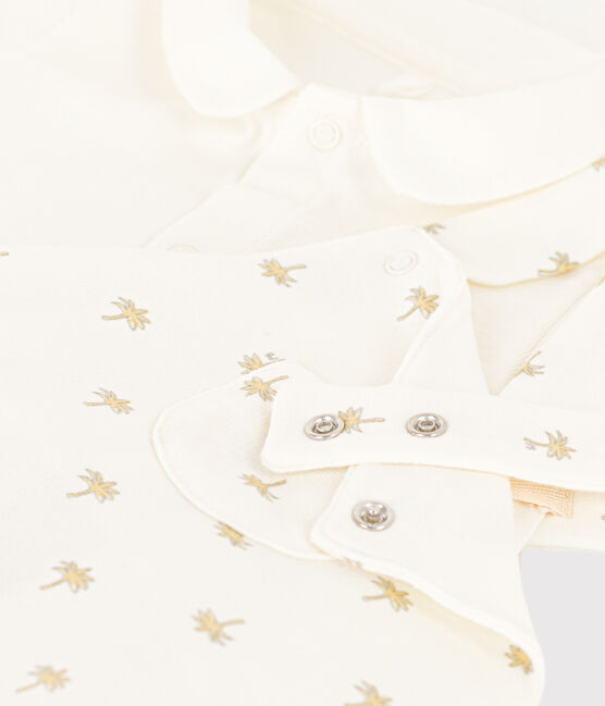 Ensemble salopette et body en coton bébé bianco MARSHMALLOW/bianco MULTICO