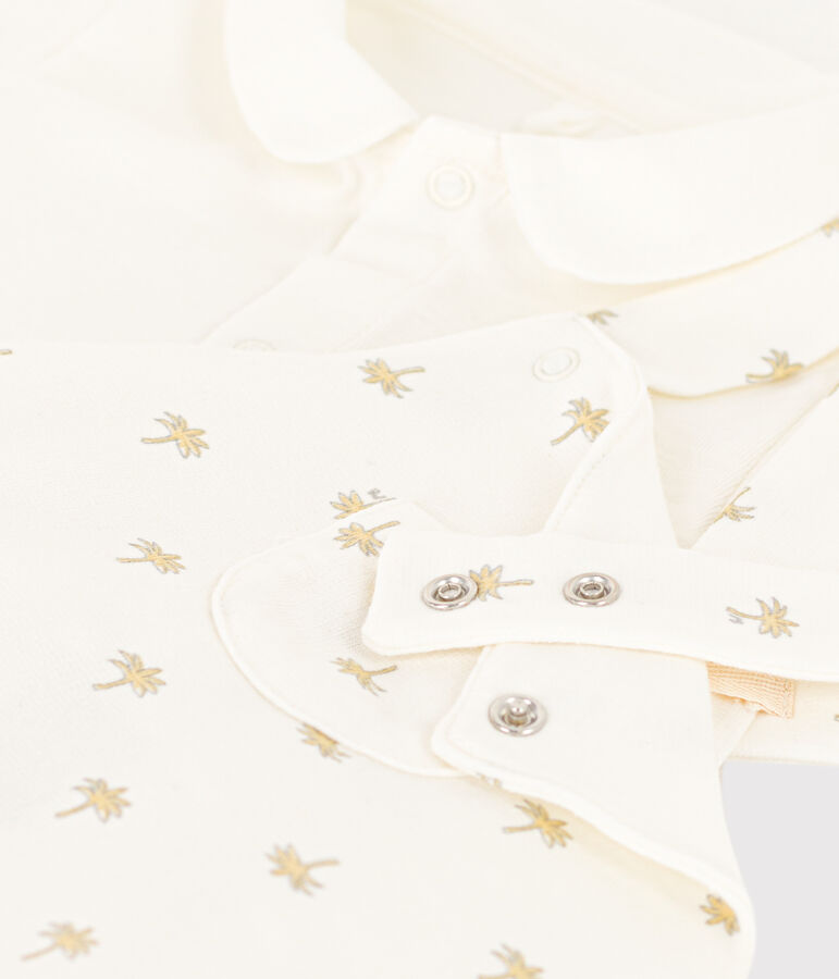 Completo tuta e body in cotone per neonati bianco/multicolore