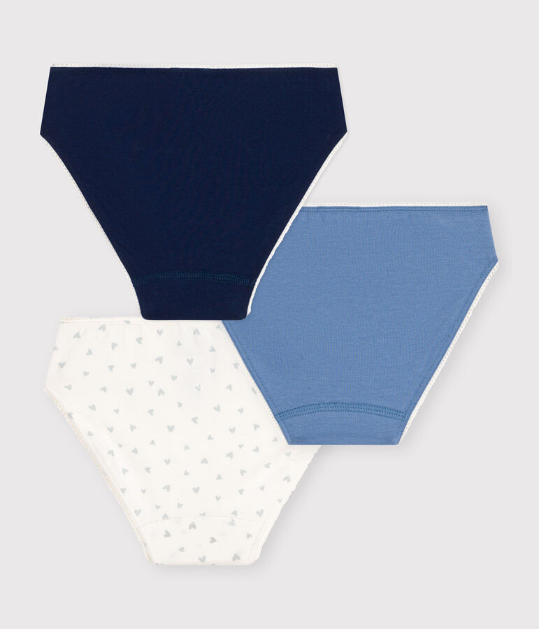 Set di 3 slip in cotone ed elastan bambino multicolore