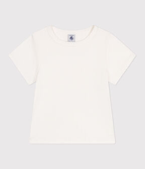 T-shirt a maniche corte in cotone tinta unita bambina - 2
