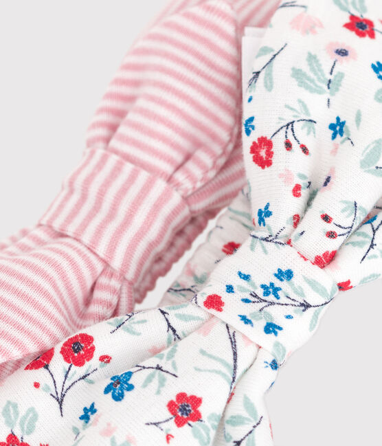Confezione da 2 fasce in cotone neonata variante 1
