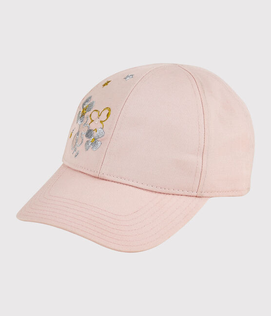 Cappellino ricamato bambina rosa MINOIS