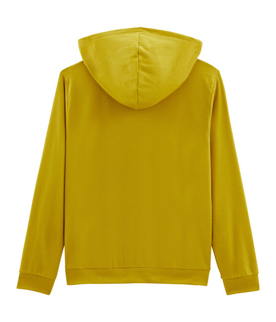 Felpa con cappuccio donna verde BAMBOO