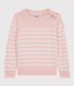 Pullover bambina in lana e cotone