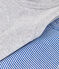 Set di 2 canotte in cotone a righe bambino variante 1