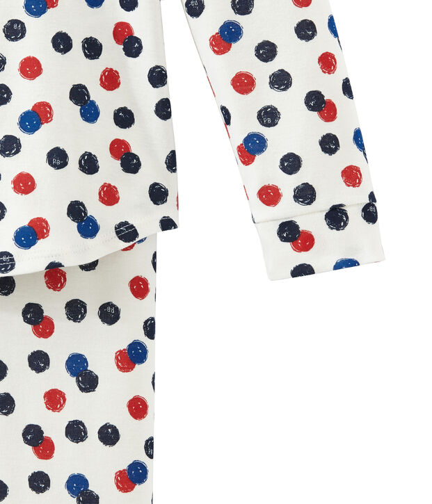 Pigiama per bambina bianco/multicolore