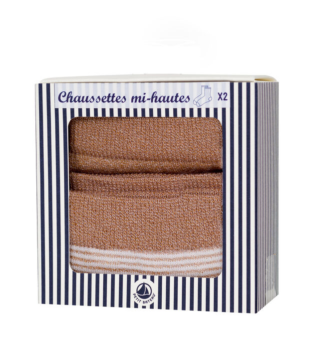 Lotto da 2 paia di calzini donna multicolore