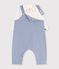 Set salopette e body con colletto in cotone tinta unita neonato POLAIRE