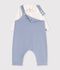 Set salopette e body con colletto in cotone tinta unita neonato POLAIRE