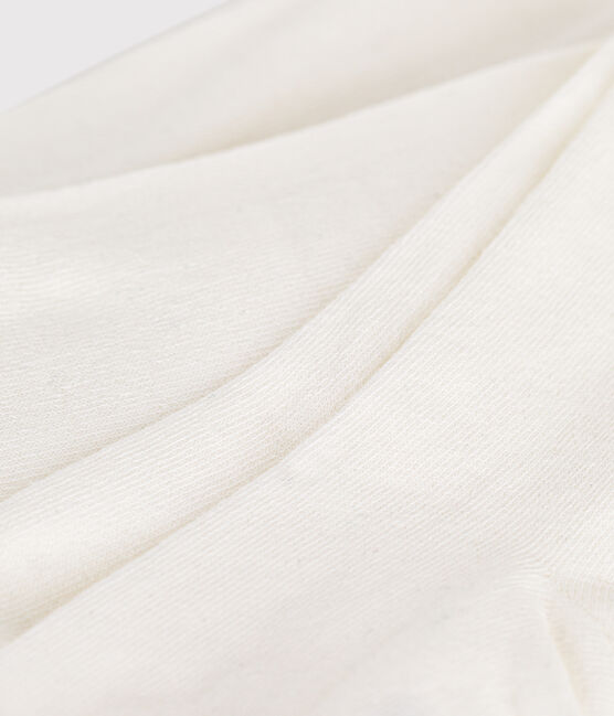 Collant in jersey di cotone a tinta unita bambino bianco MARSHMALLOW