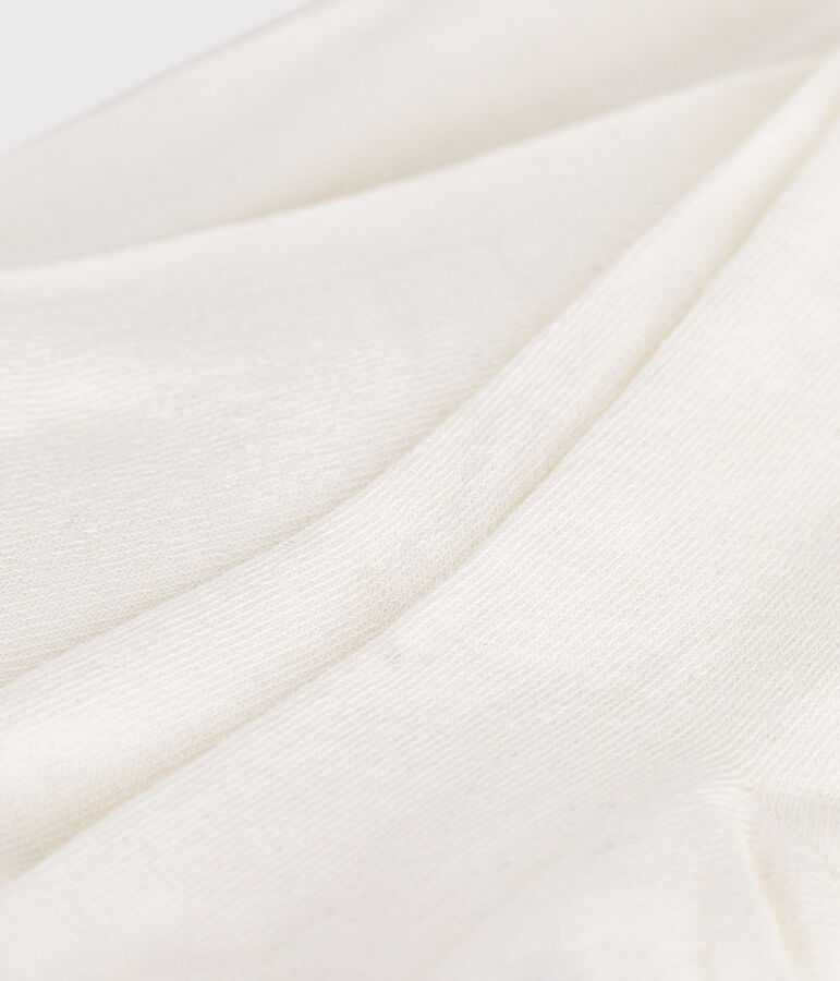 Collant in cotone tinta unita bambina bianco MARSHMALLOW