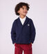 Cardigan in cotone tinta unita bambino