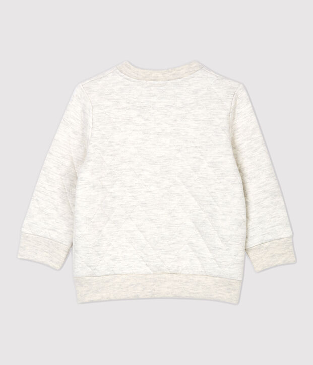 Cardigan trapuntato beb&egrave;. beige