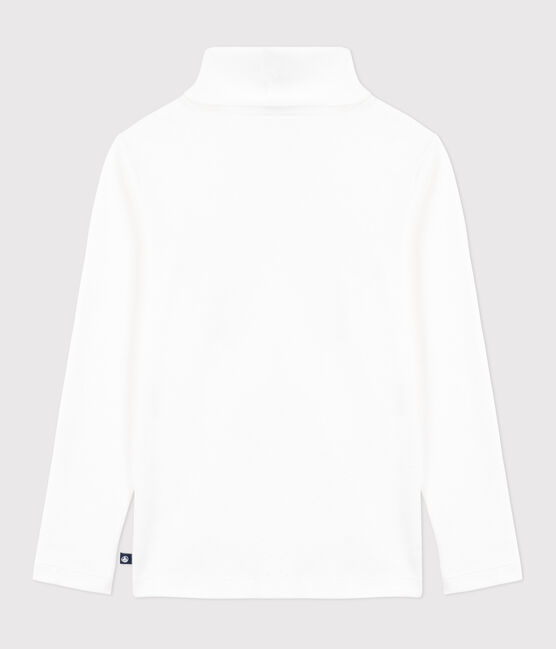 T-shirt Iconica a lupetto in cotone donna bianco ECUME