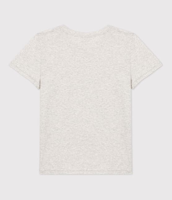 T-shirt LE CLASSIQUE girocollo in cotone Donna grigio BELUGA CHINE