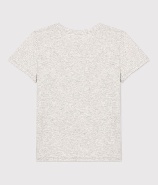T-shirt LE CLASSIQUE girocollo in cotone Donna grigio BELUGA CHINE
