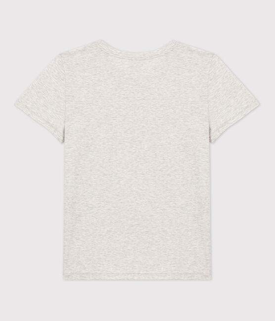 T-shirt LE CLASSIQUE girocollo in cotone Donna grigio BELUGA CHINE