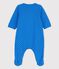 Bodyjama bebè in cotone biologico blu BRASIER/grigio MARSHMALLOW