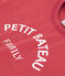 T-shirt stampata in cotone bambino rosa PAPI