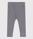 Leggins in cotone con stampa millerighe neonato