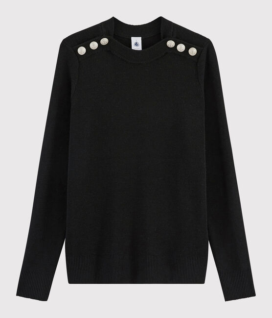 Pull lana Donna nero NOIR