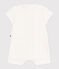 Tutina in cotone per neonati con colletto ricamato bianco MARSHMALLOW