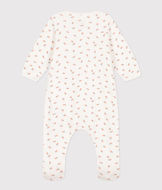 Bodyjama a fiori in tubique bianco MARSHMALLOW/bianco MULTICO