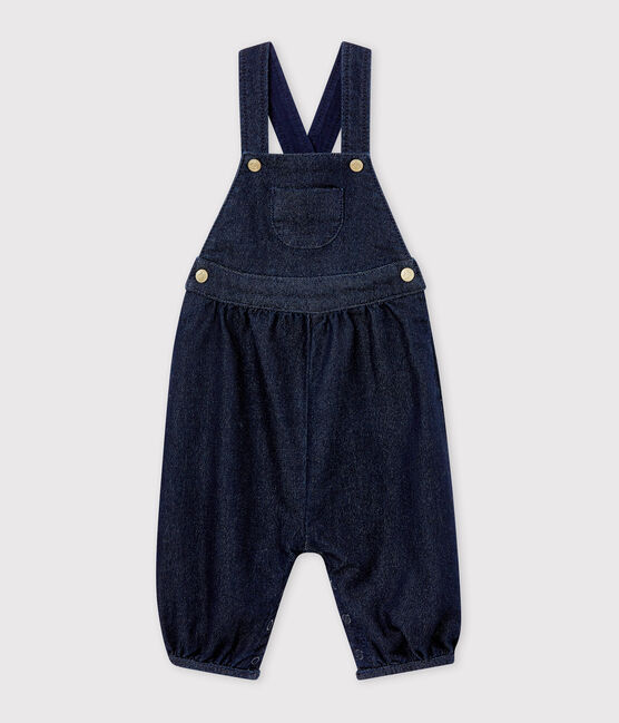 Salopette in denim per bebé femmina blu DENIM BLEU FONCE