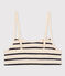 Reggiseno brassière senza ferretto Donna bianco AVALANCHE/blu SMOKING
