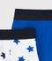 Lotto di 2 boxers per bambino bianco LOT