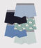 Confezione da 5 boxer con motivo pecora in cotone bambino variante 1