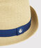 Cappello di paglia bambina-bambino blu NATUREL CLAIR