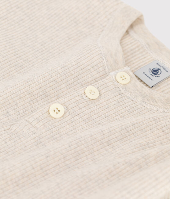 T-shirt in cotone bambino beige MONTELIMAR CHINE