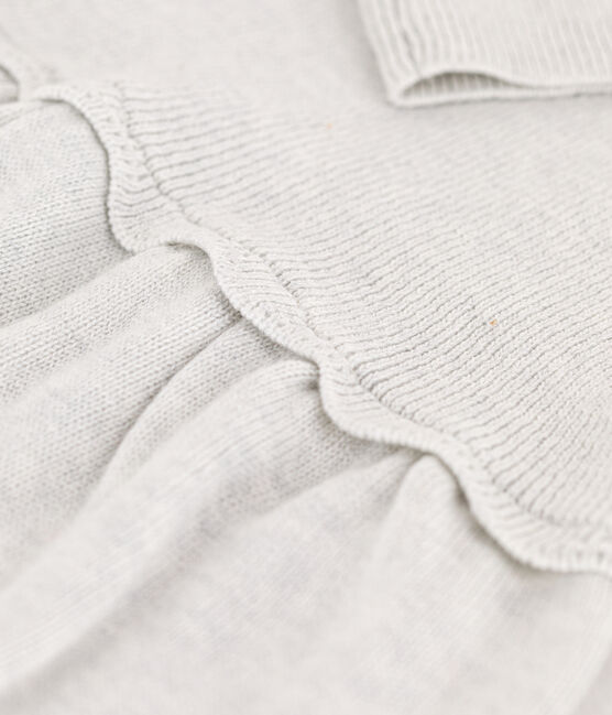 Abito in lana e cotone bebè. beige MONTELIMAR CHINE