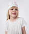Camicia da notte travestimento con diadema bambina in cotone bianco MARSHMALLOW/bianco MULTICO