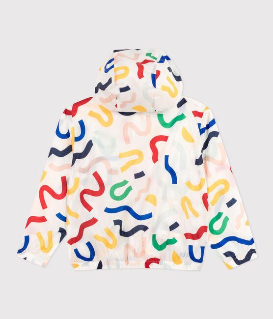 Giacca a vento ultraleggera bambino bianco MARSHMALLOW/bianco MULTICO