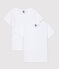 Confezione da 2 t-shirt bianche manica corta bambina variante 1