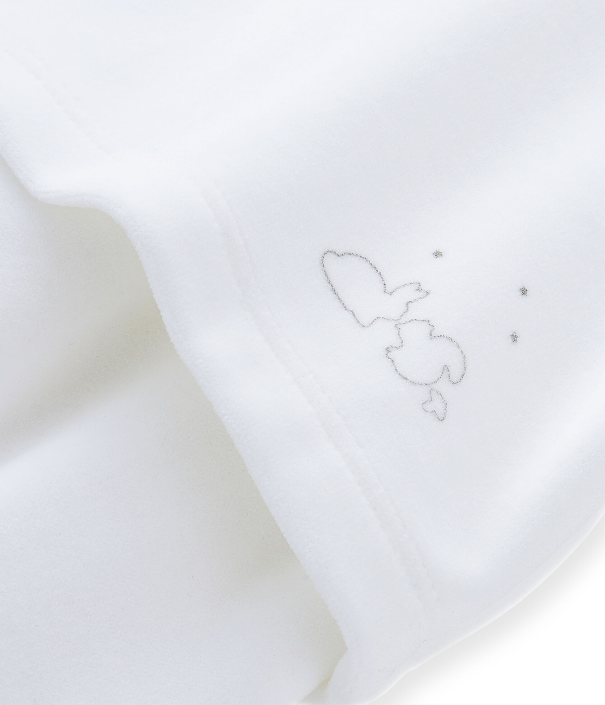Coordinato bebé unisex coprifasce e ghettine ECUME/GRIS | Petit Bateau